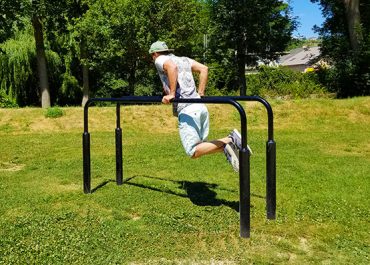Mises en situation d'équipements de Street-Workout campings